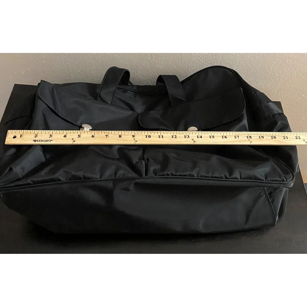 DKNY X-Large Black Duffle Bag Travel‎ Business Gym